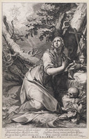 KG 02727
<br/>
Maria Magdalena in de wildernis
<br/>
<em>Swanenburg, Willem van (1580-1612)</em>